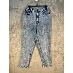 VTG Jordache Jeans Size 30 Acid Wash High Rise Tapered Leg 80s 90s Grunge